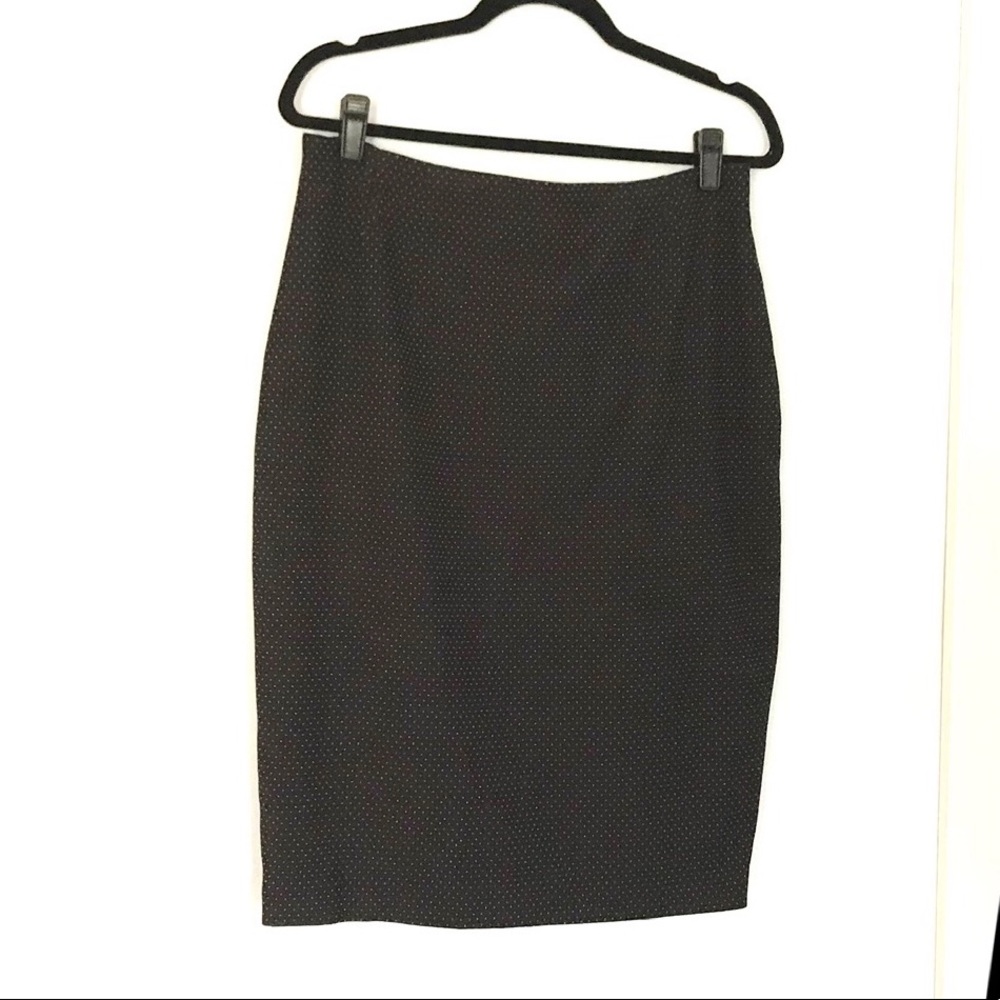 Black Polka dot pencil skirt by Amanda and Chelsea